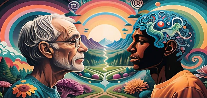 ¿Cómo varían las experiencias psicodélicas a lo largo de la vida humana?